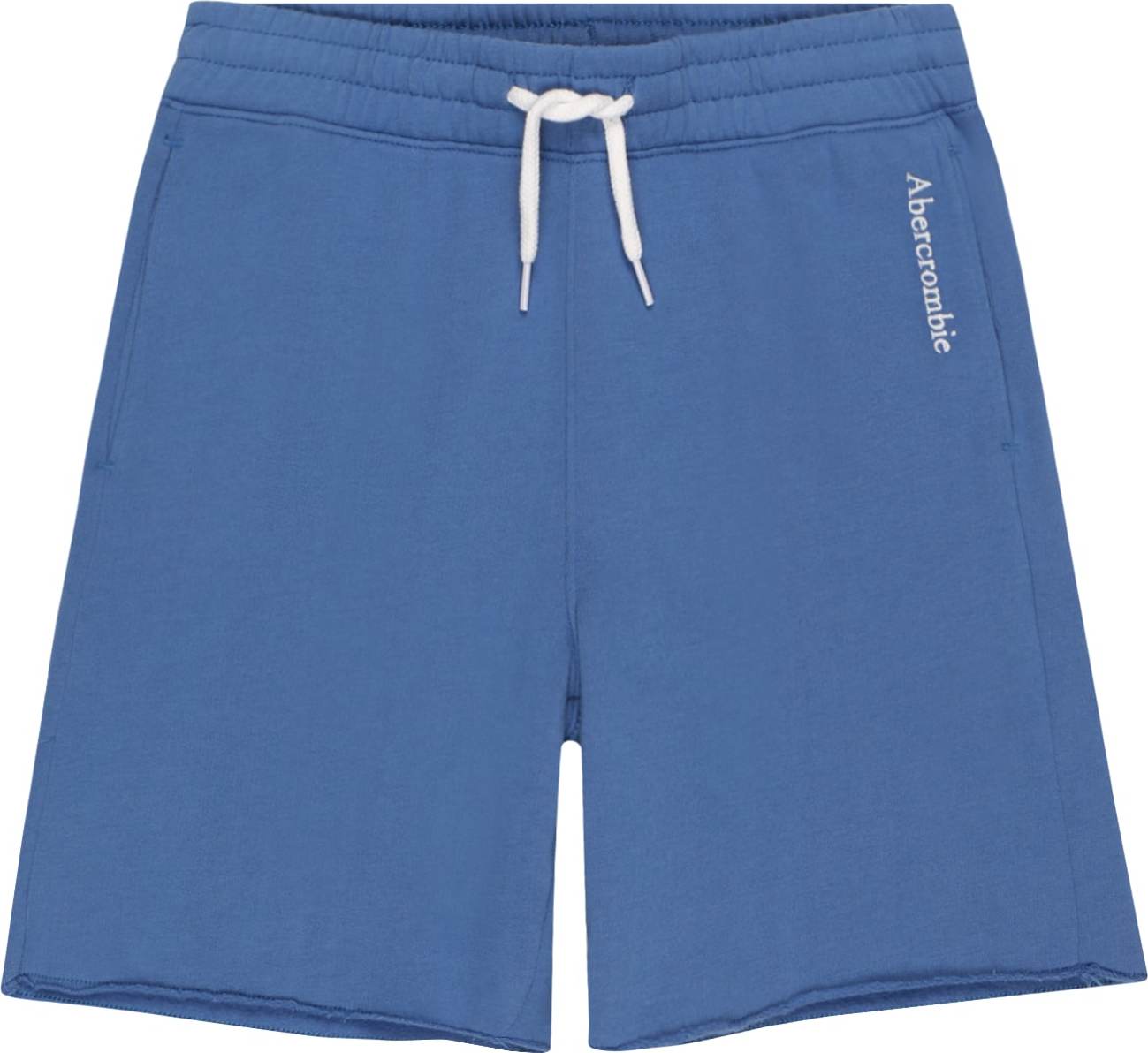 Abercrombie & Fitch Kalhoty bílá / chladná modrá