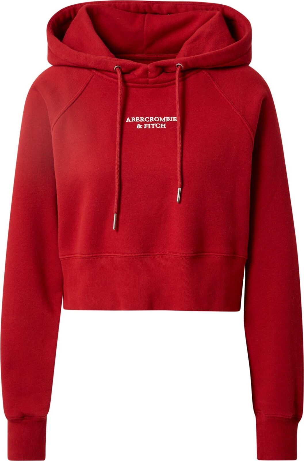 Abercrombie & Fitch Mikina červená / bílá