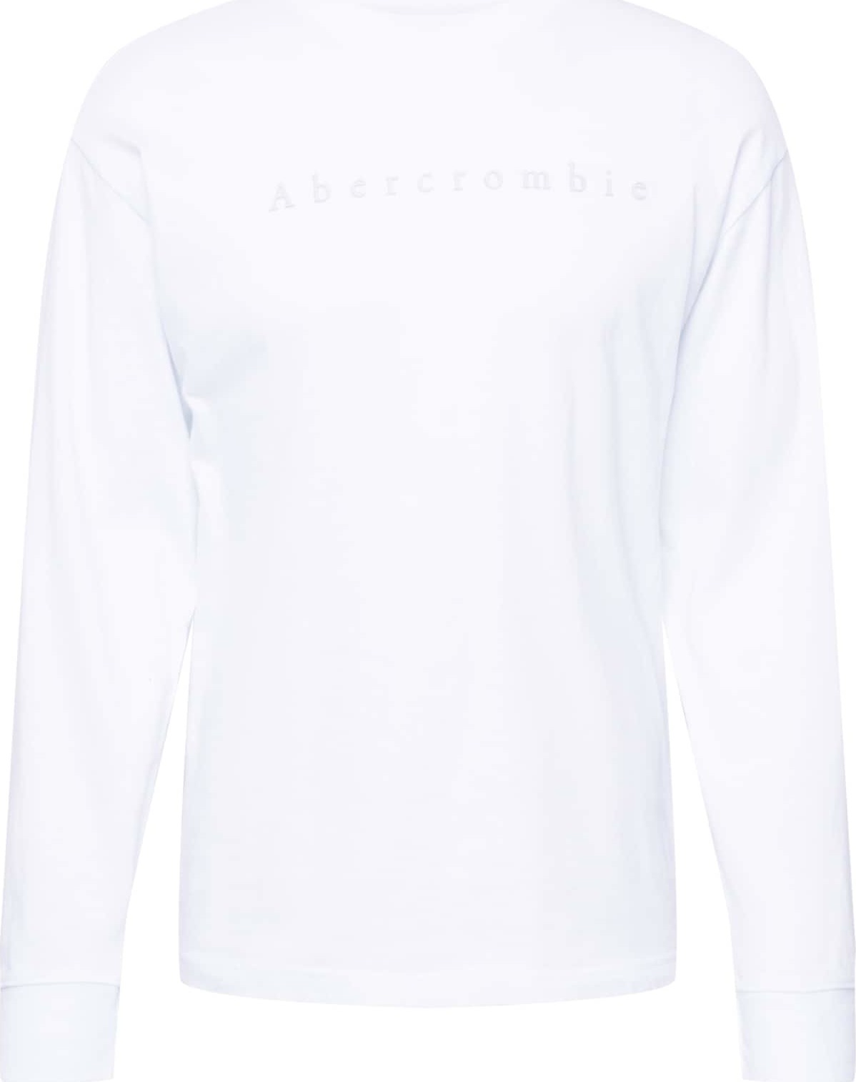 Abercrombie & Fitch Tričko bílá / světle šedá