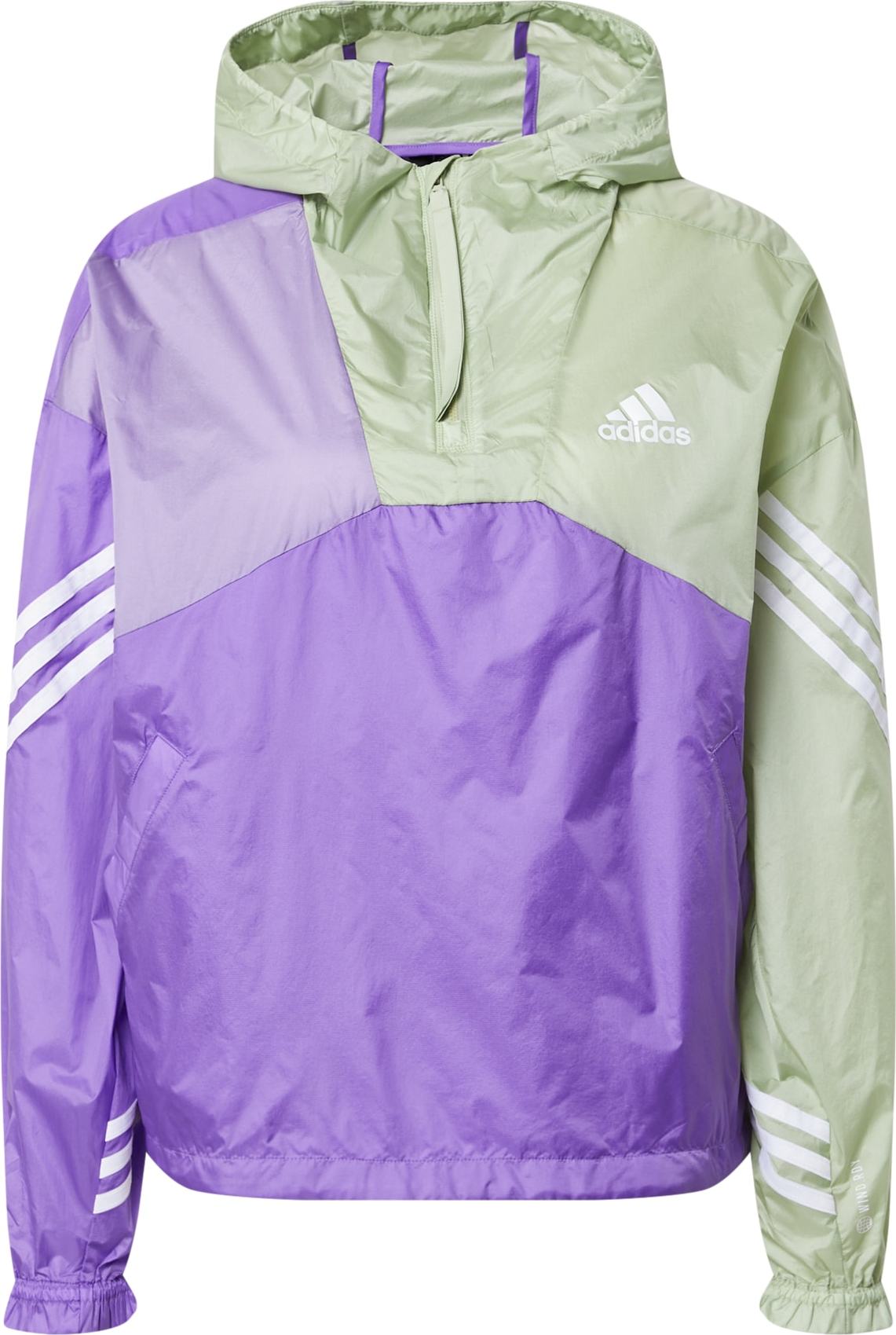 ADIDAS PERFORMANCE Funkční bunda bílá / šeříková / tmavě fialová / olivová