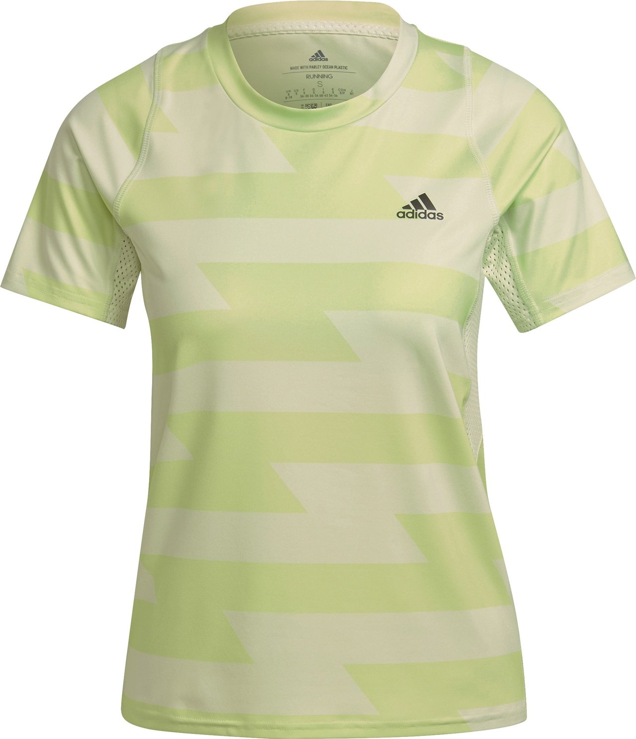 ADIDAS PERFORMANCE Funkční tričko 'Fast' limetková / pastelově zelená / černá