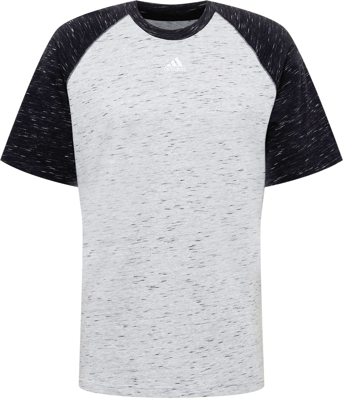 ADIDAS PERFORMANCE Funkční tričko šedý melír / černý melír