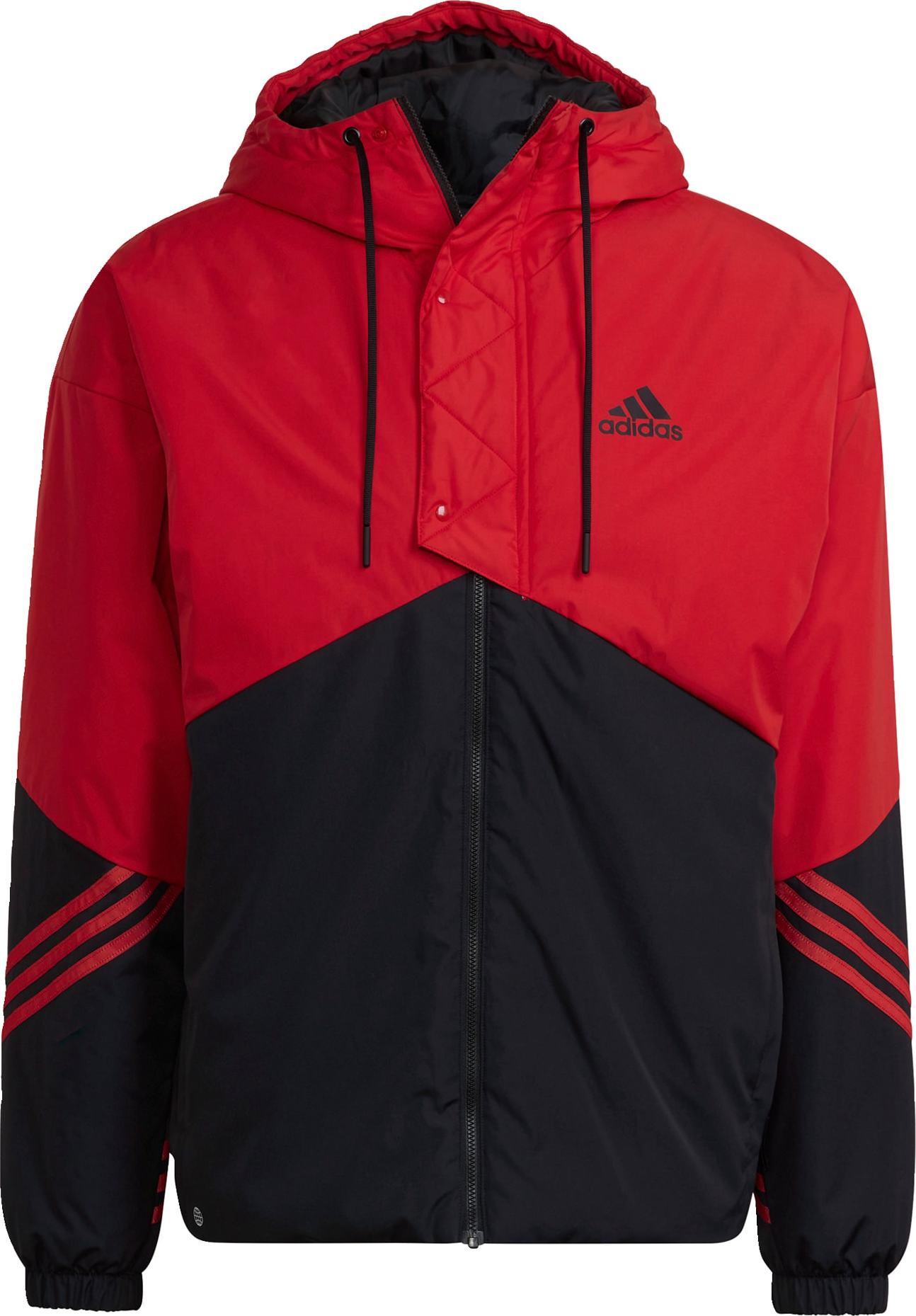 ADIDAS PERFORMANCE Outdoorová bunda červená / černá