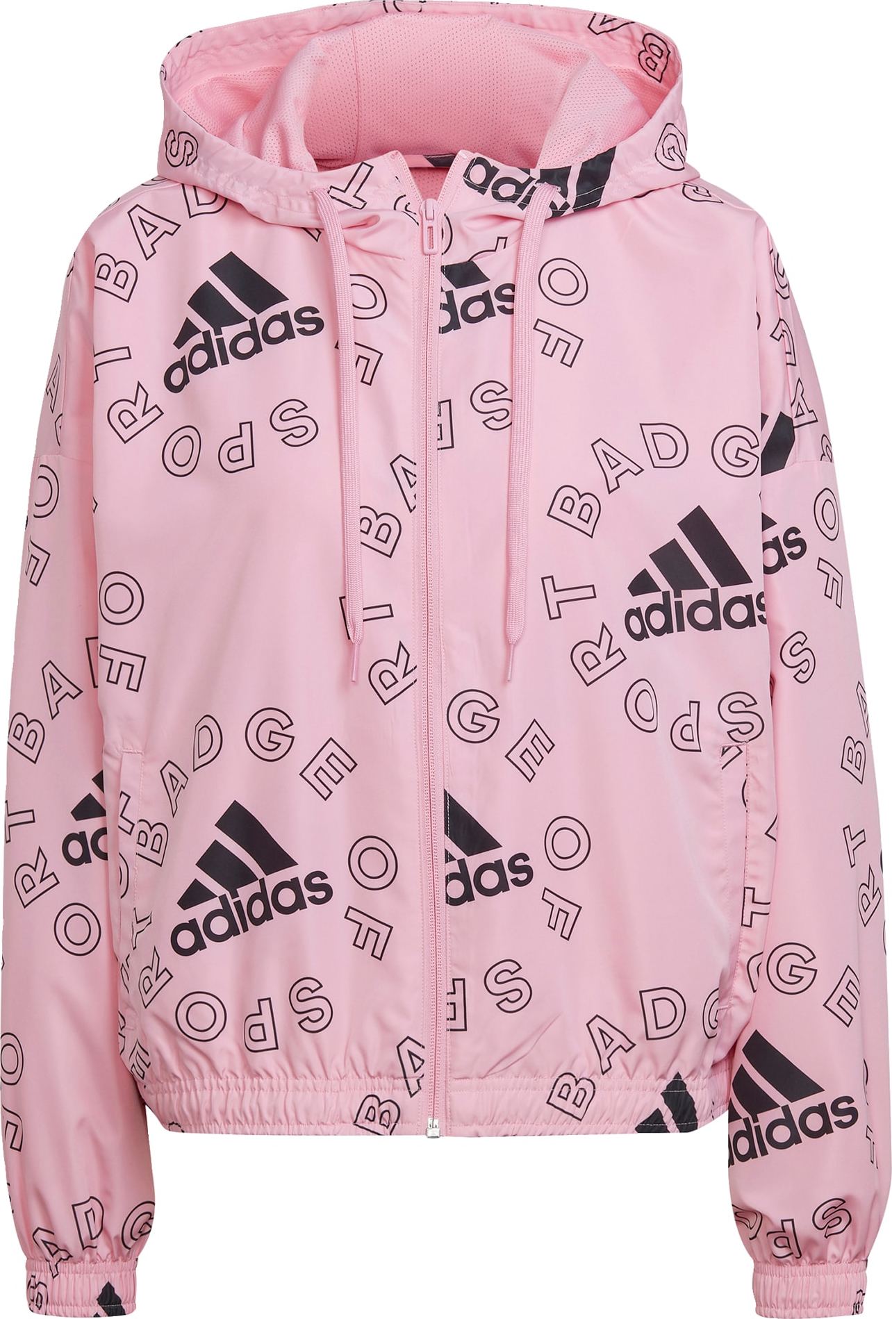 ADIDAS PERFORMANCE Sportovní bunda růže / černá