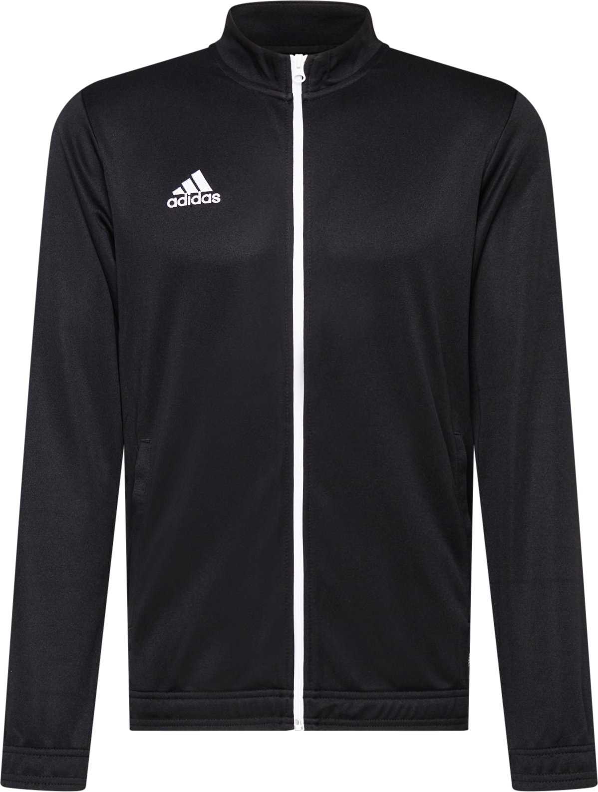 ADIDAS PERFORMANCE Sportovní mikina s kapucí 'Entrada22' černá / bílá
