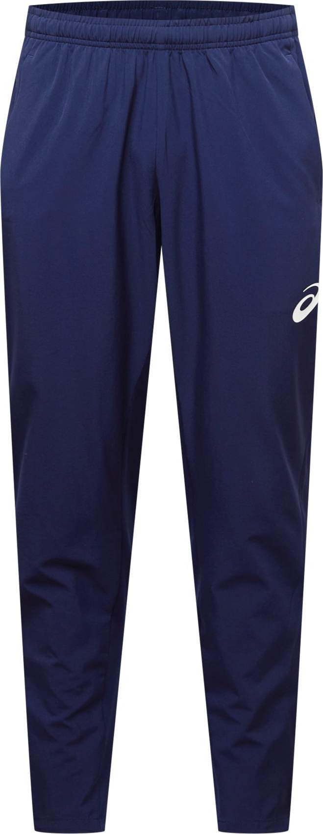 ASICS Sportovní kalhoty 'MATCH' marine modrá / bílá
