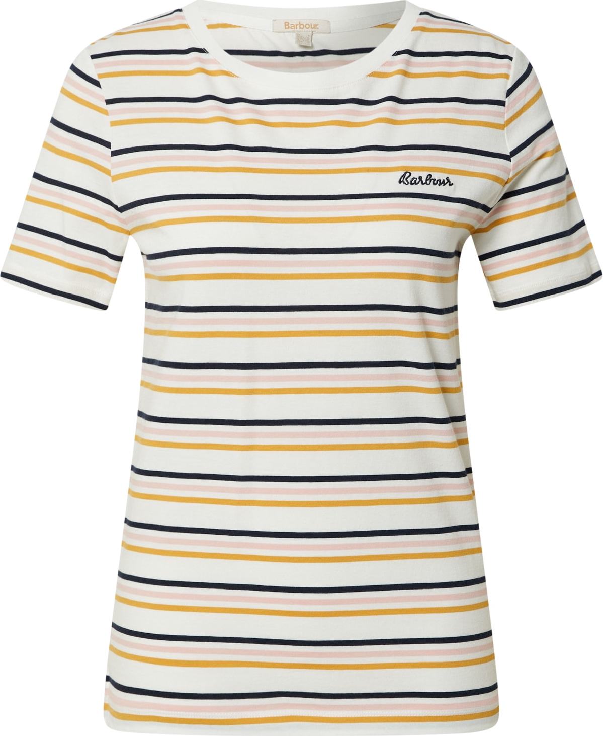 Barbour Tričko světle šedá / námořnická modř / zlatě žlutá / pastelově růžová