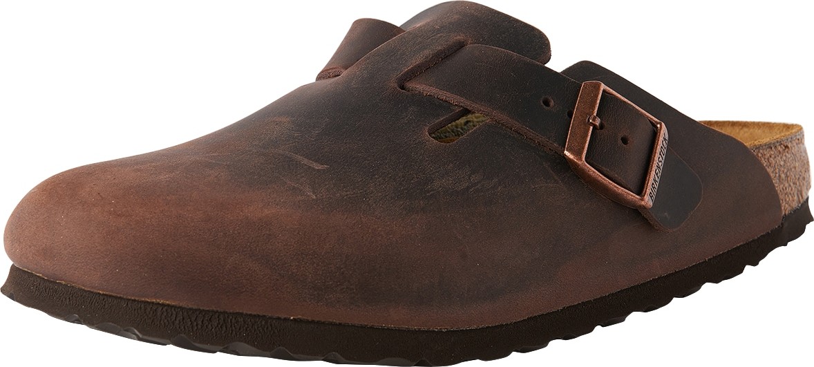 BIRKENSTOCK Pantofle 'Boston' hnědá