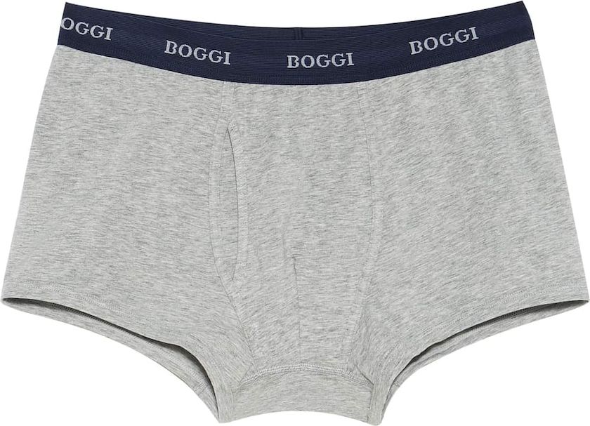 Boggi Milano Boxerky šedá / noční modrá