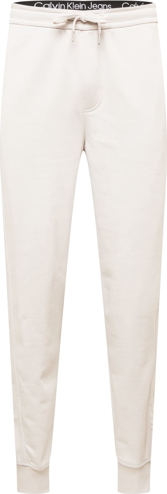 Calvin Klein Jeans Kalhoty krémová
