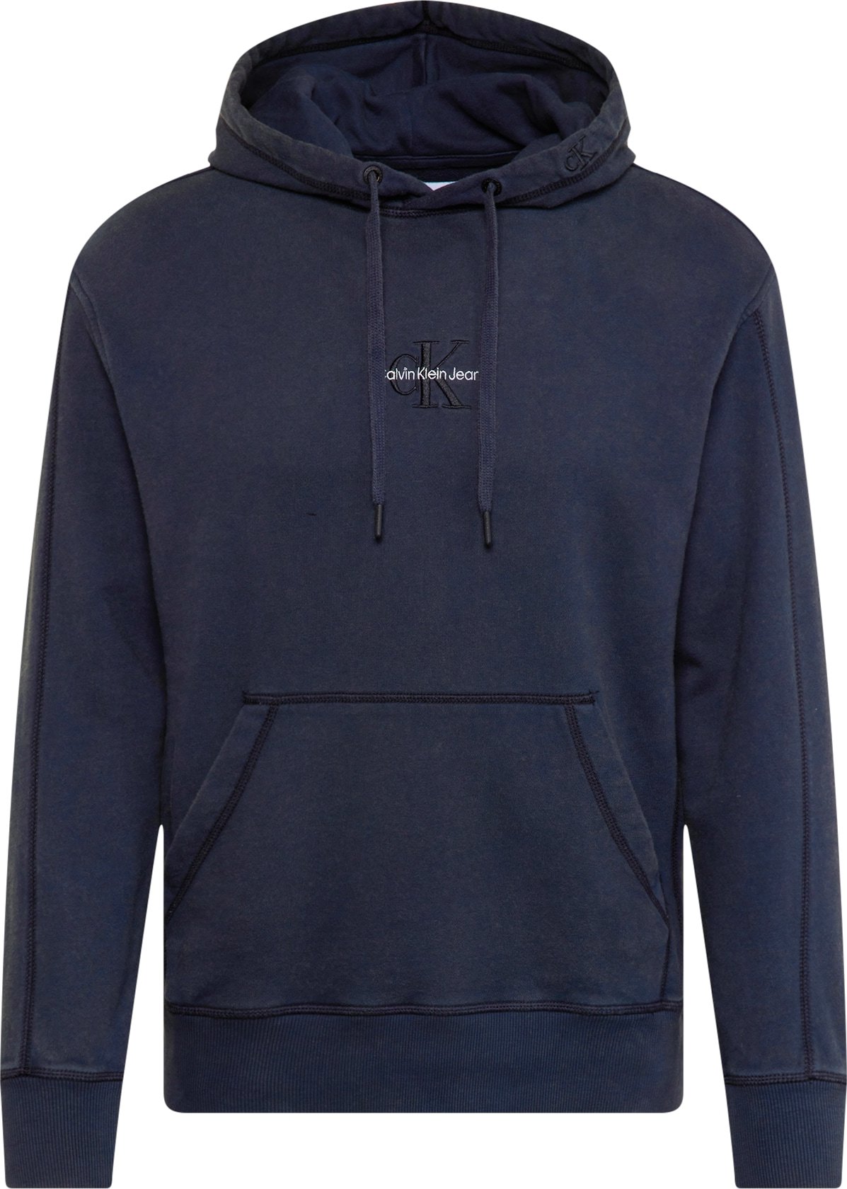 Calvin Klein Jeans Mikina bílá / antracitová / černá