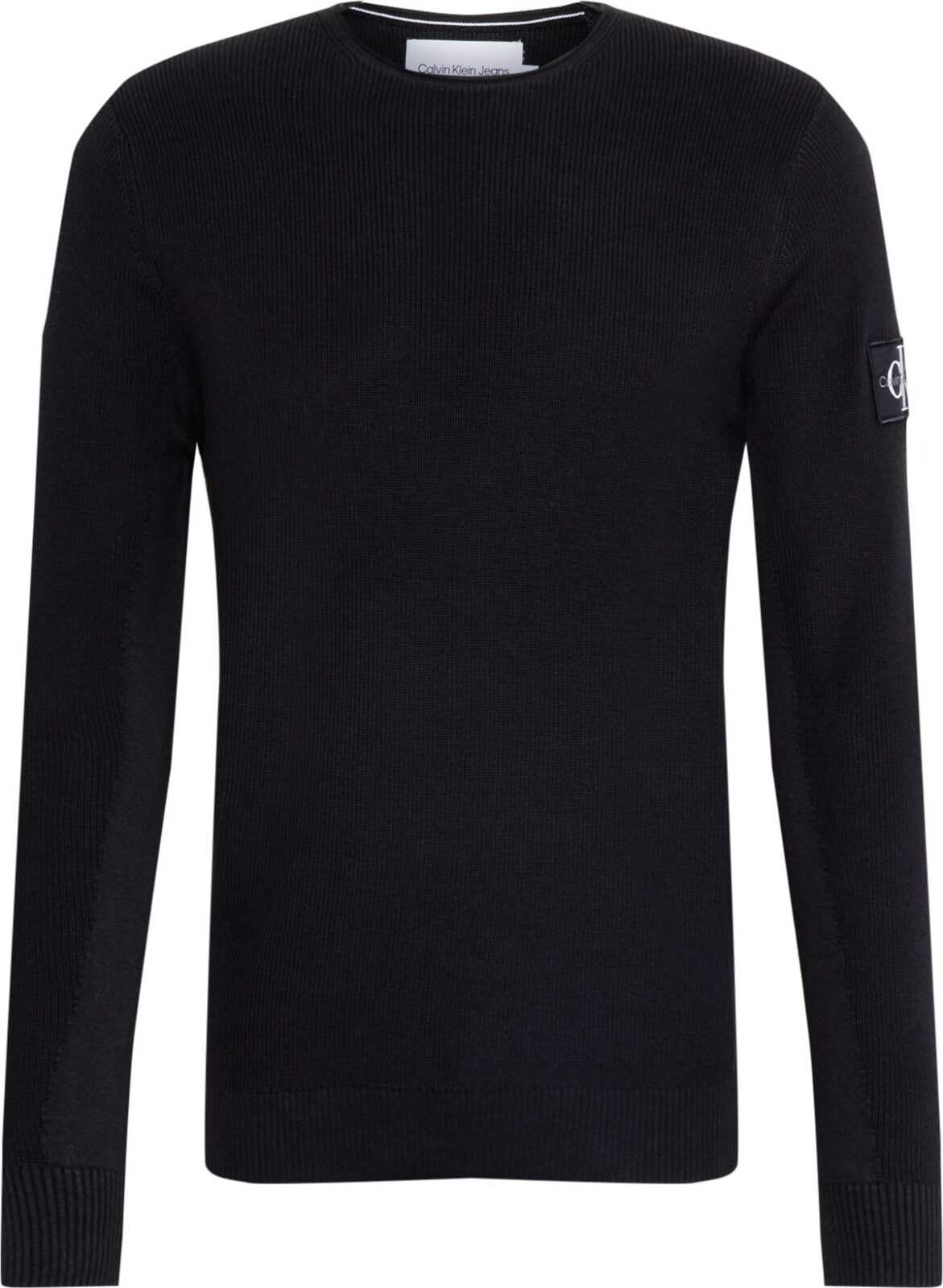 Calvin Klein Jeans Svetr černá / šedá