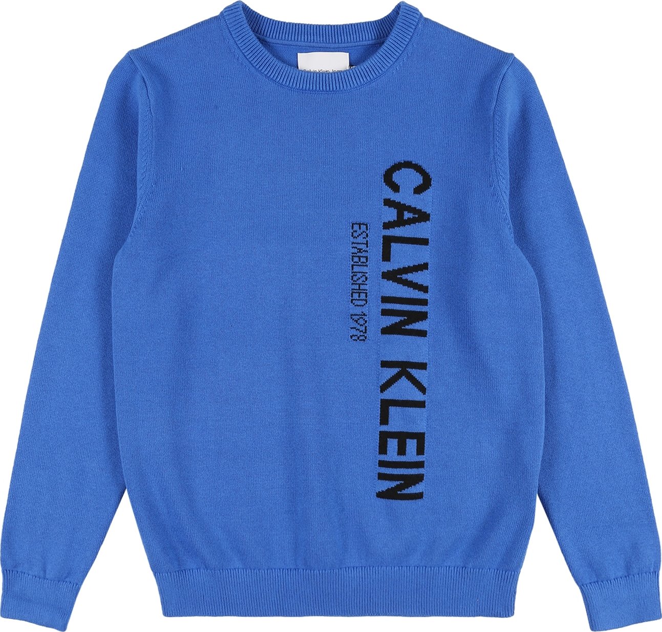 Calvin Klein Jeans Svetr 'HERO' královská modrá / černá
