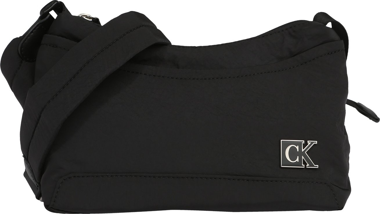 Calvin Klein Jeans Taška přes rameno černá / bílá