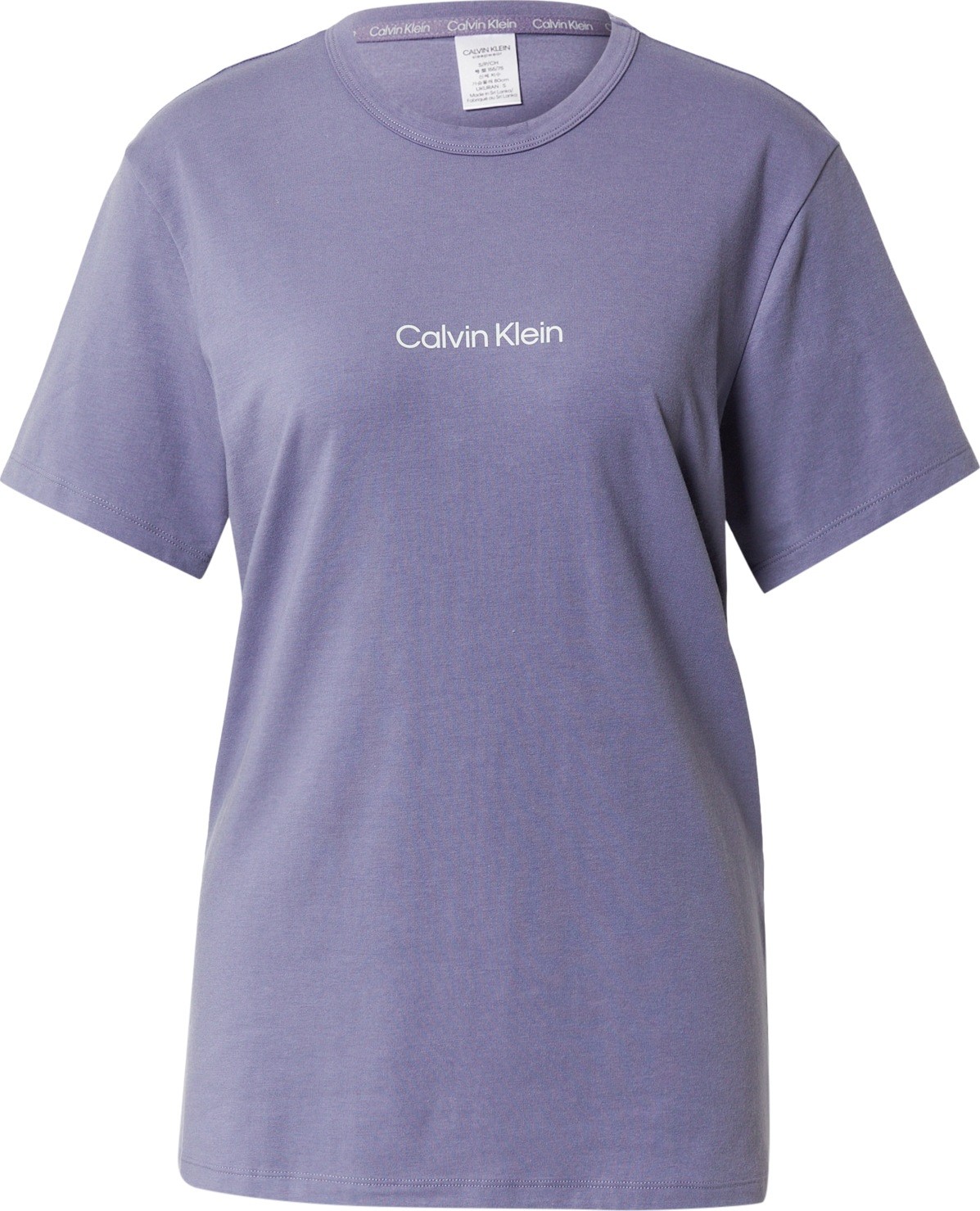 Calvin Klein Underwear Tričko na spaní šeříková / světle šedá