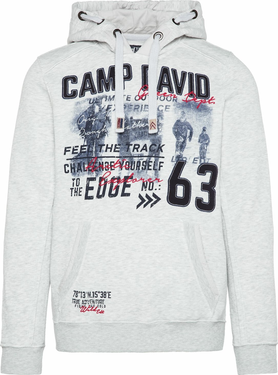 CAMP DAVID Mikina offwhite