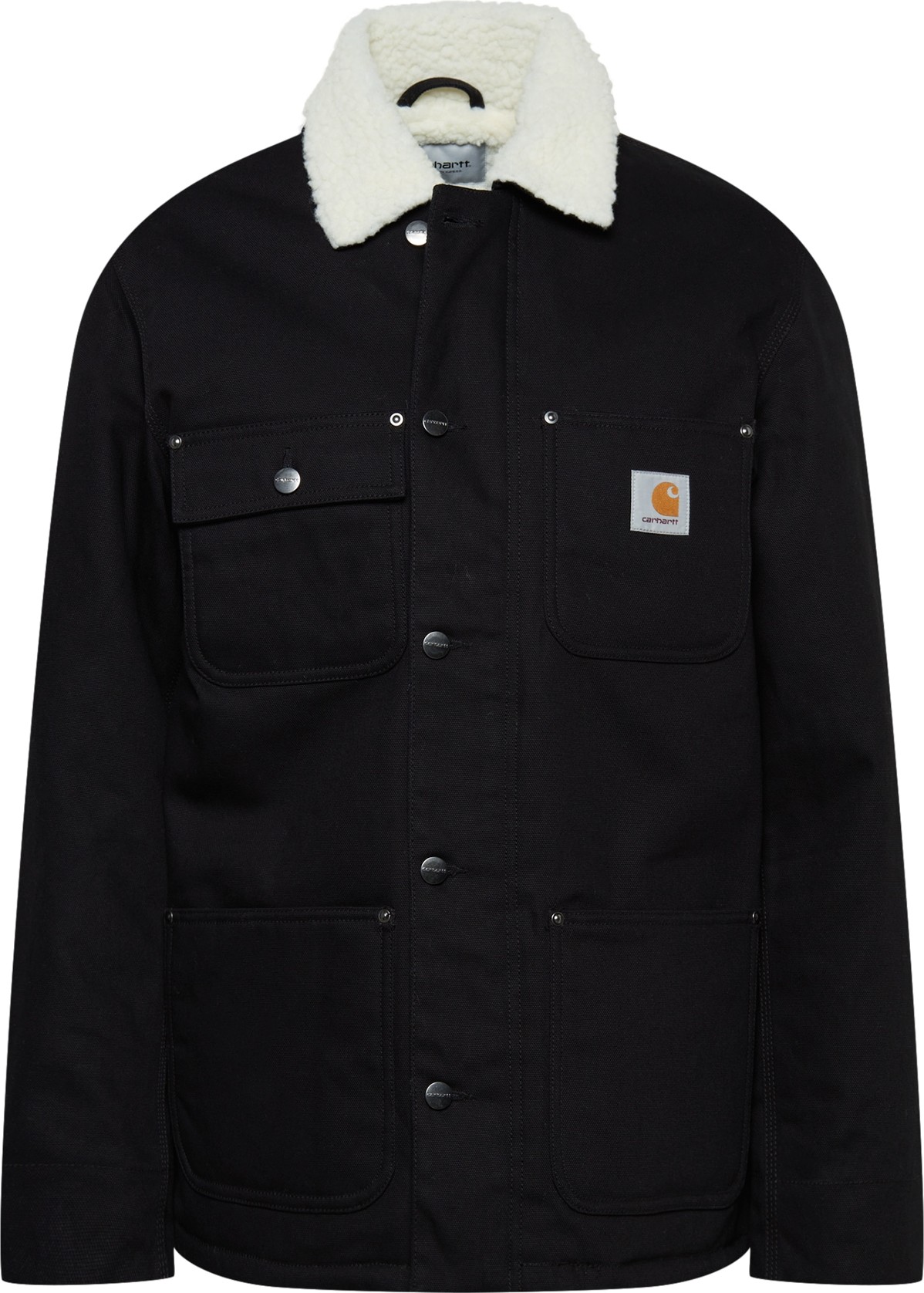 Carhartt WIP Zimní bunda 'Fairmount' barva bílé vlny / černá