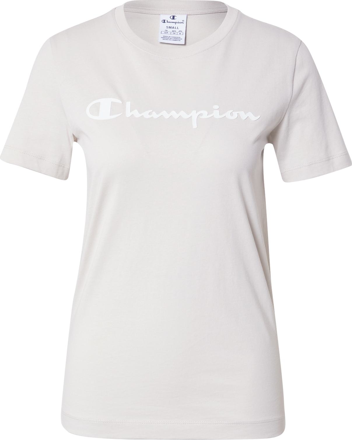 Champion Authentic Athletic Apparel Tričko béžová / bílá