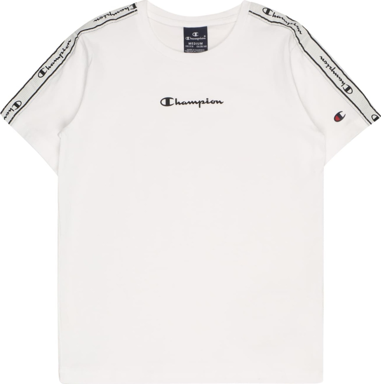 Champion Authentic Athletic Apparel Tričko bílá / červená / černá