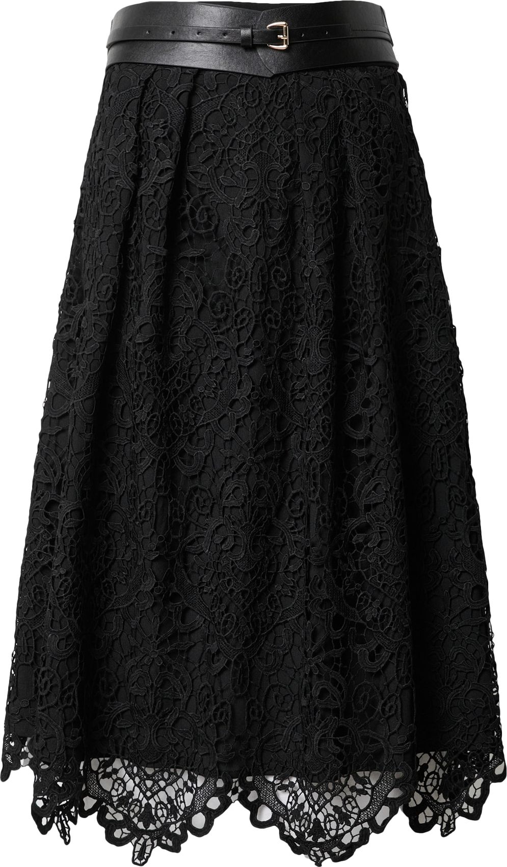 Coast Sukně '(Ay) Belted Lace Full Midi Skirt' černá