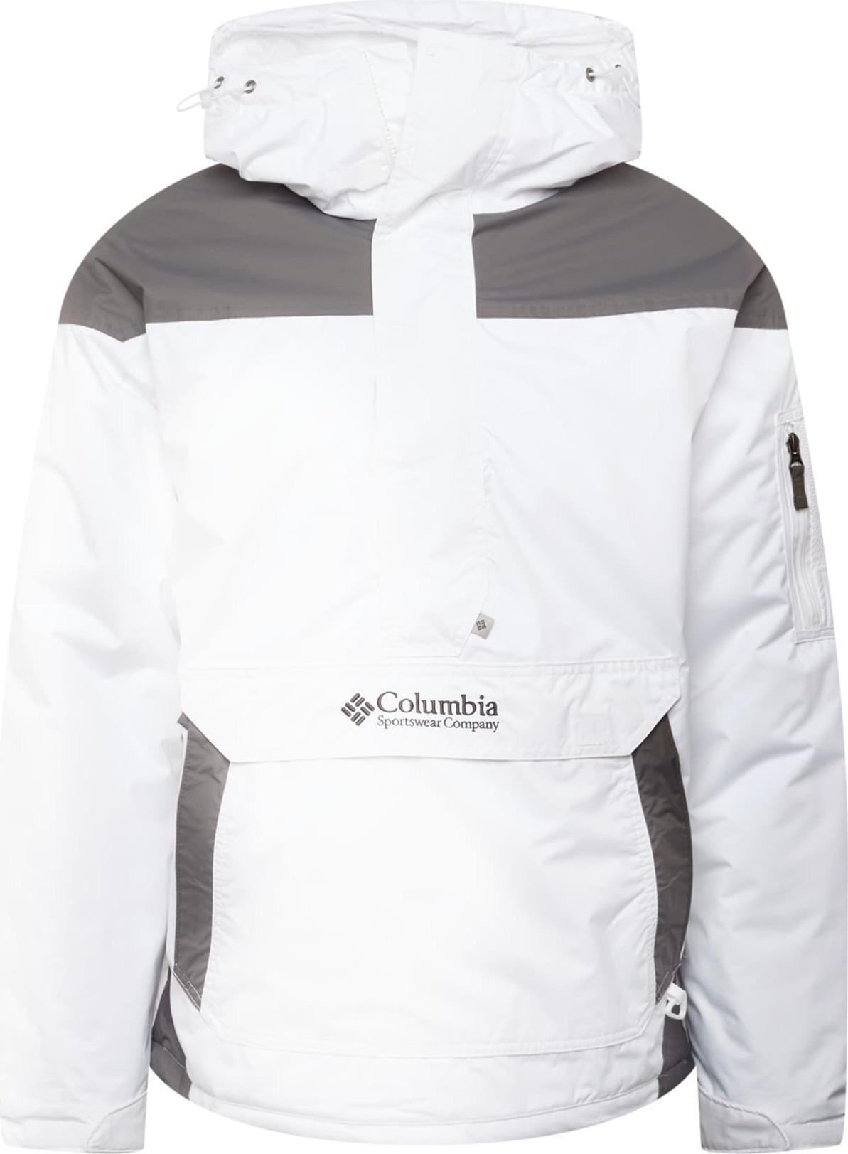 COLUMBIA Outdoorová bunda 'Challenger' bílá / tmavě šedá
