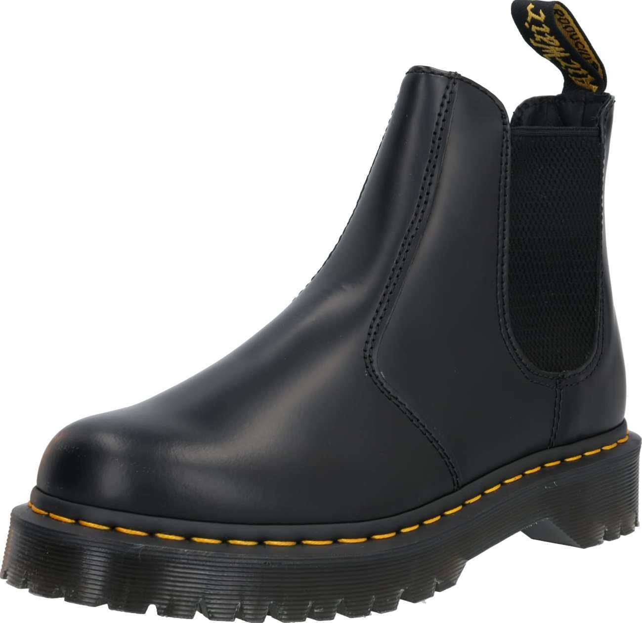 Dr. Martens Chelsea boty '2976 Bex' černá / žlutá