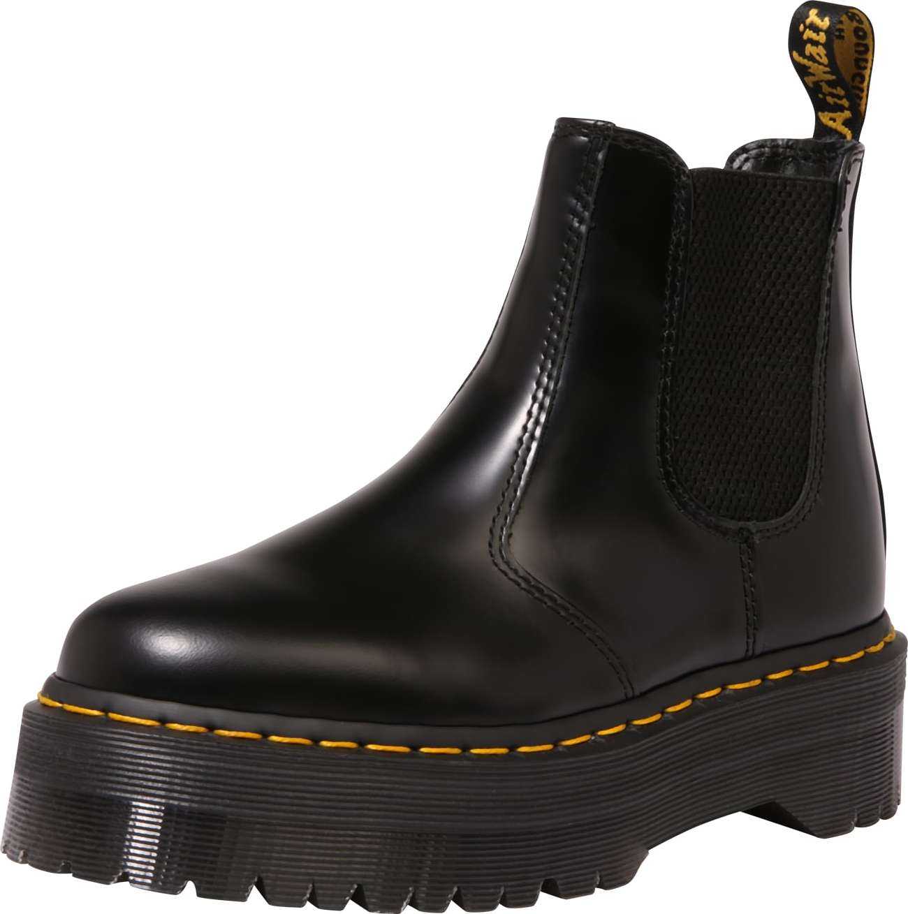 Dr. Martens Chelsea boty černá / žlutá