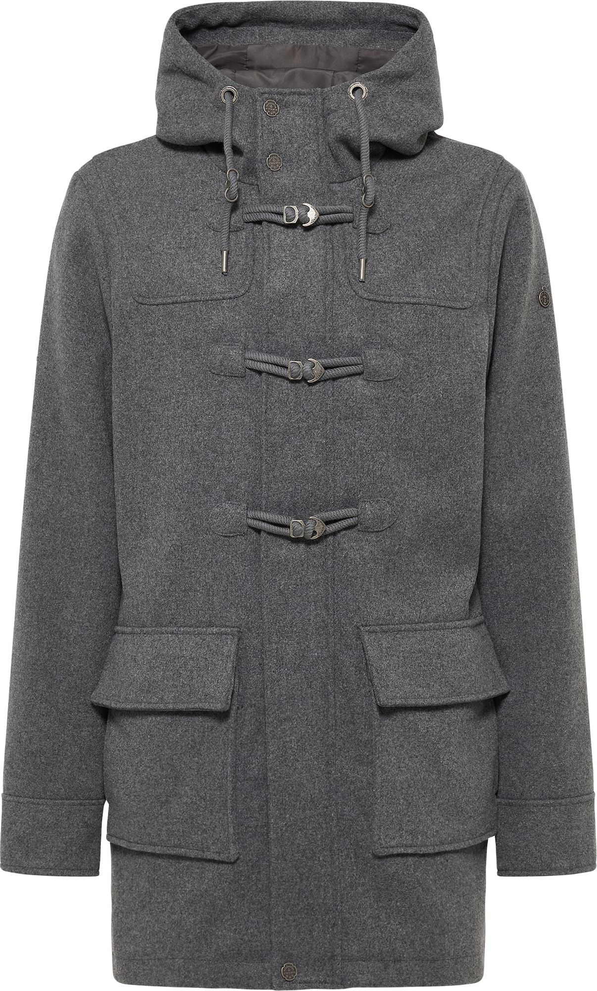 DreiMaster Vintage Přechodný kabát šedý melír
