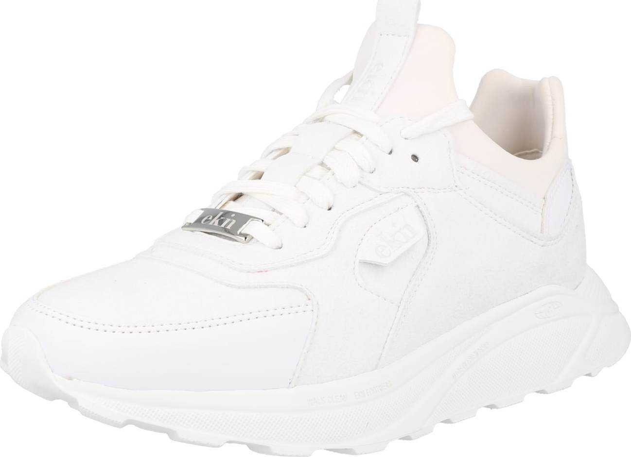 EKN Footwear Tenisky 'Larch' bílá / stříbrná
