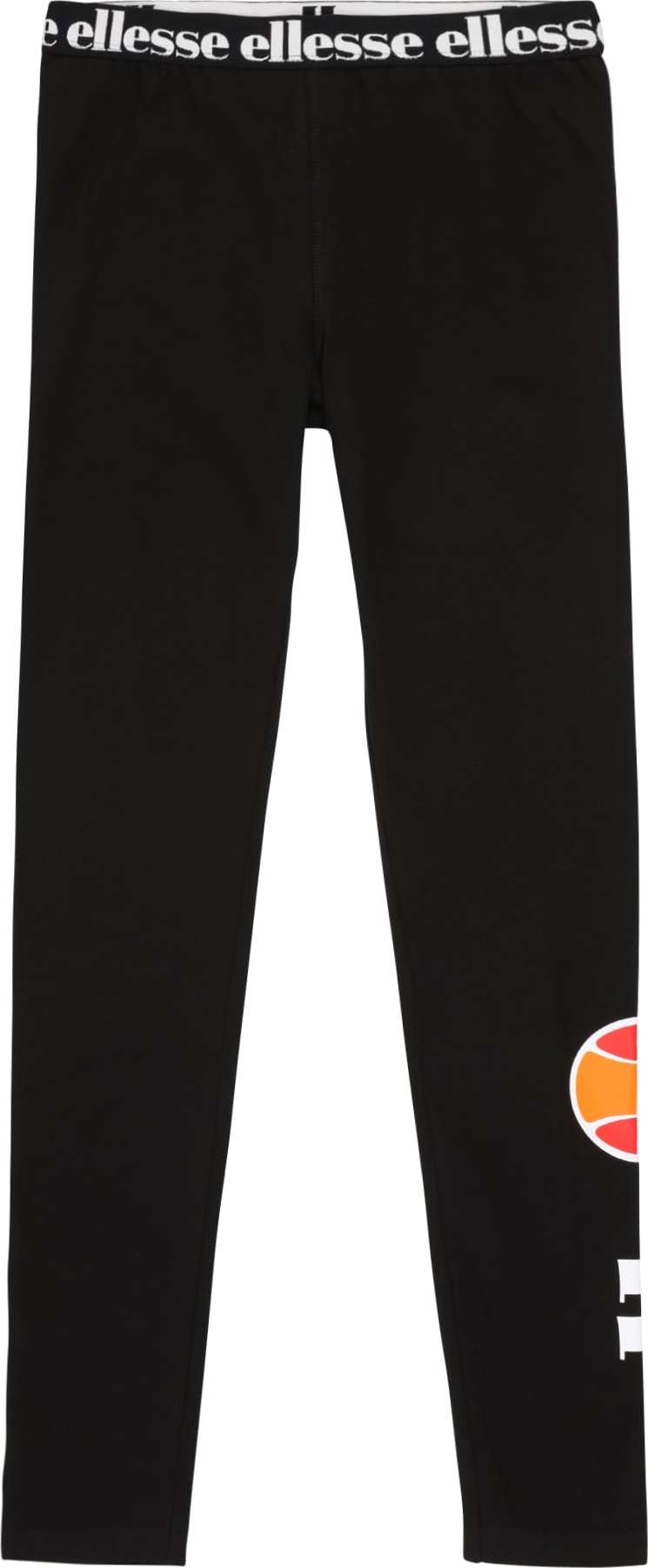 ELLESSE Legíny 'Fabi' oranžová / černá / bílá / červená