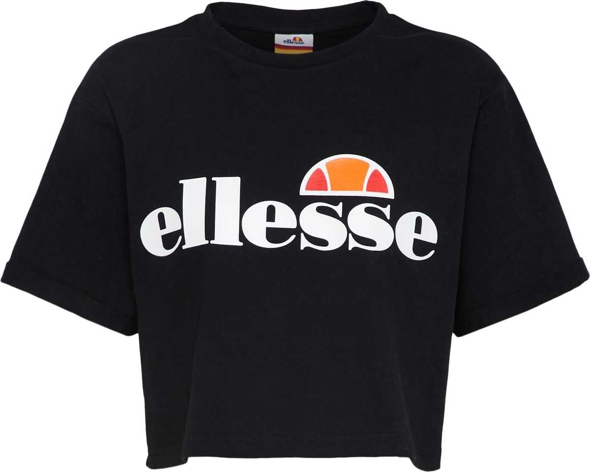 ELLESSE Tričko 'Alberta' černá / bílá / oranžová / červená