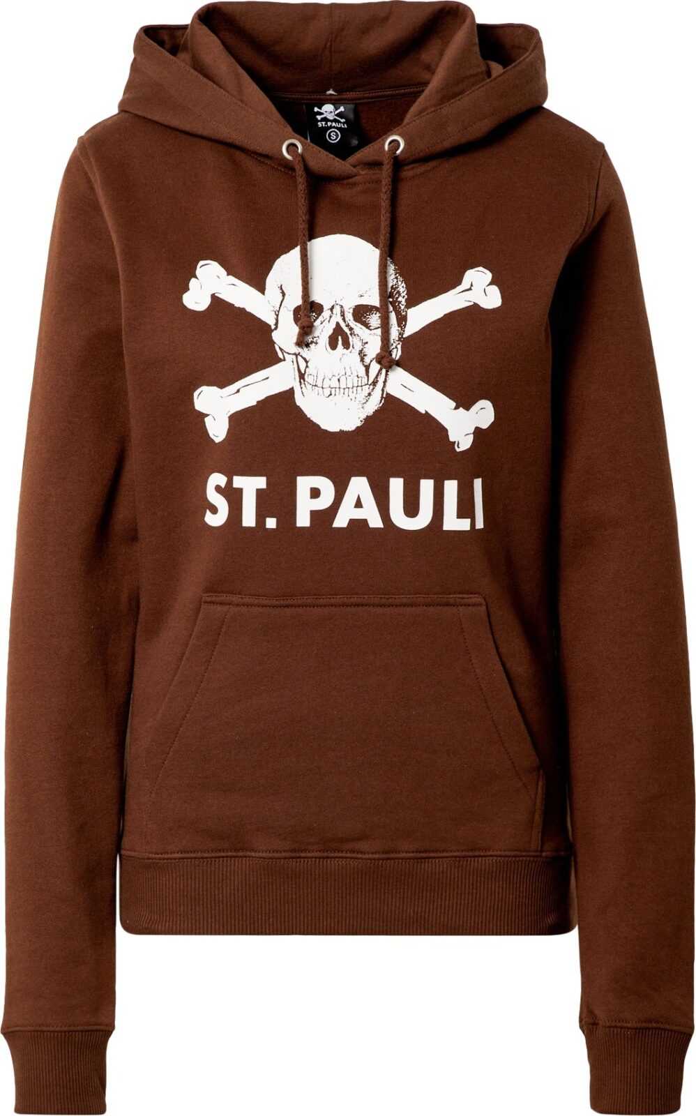 FC St. Pauli Mikina měděná / bílá