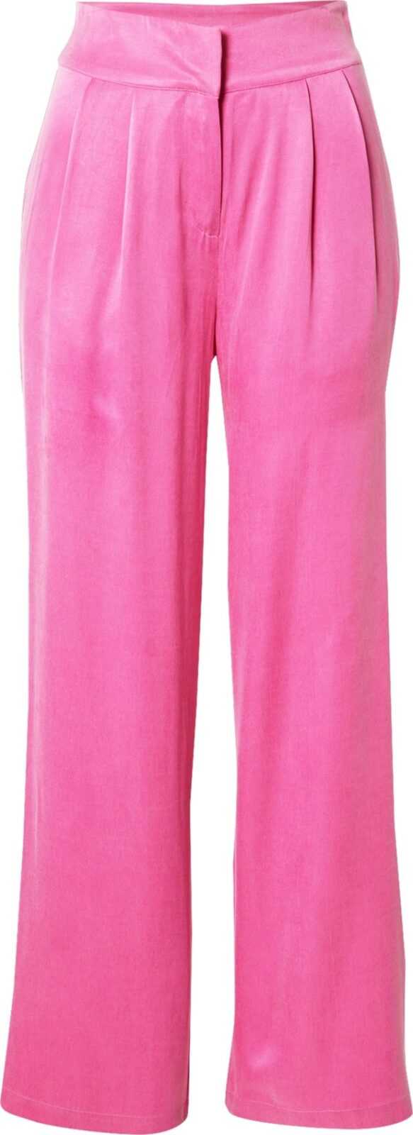 Guido Maria Kretschmer Collection Kalhoty se sklady v pase pink