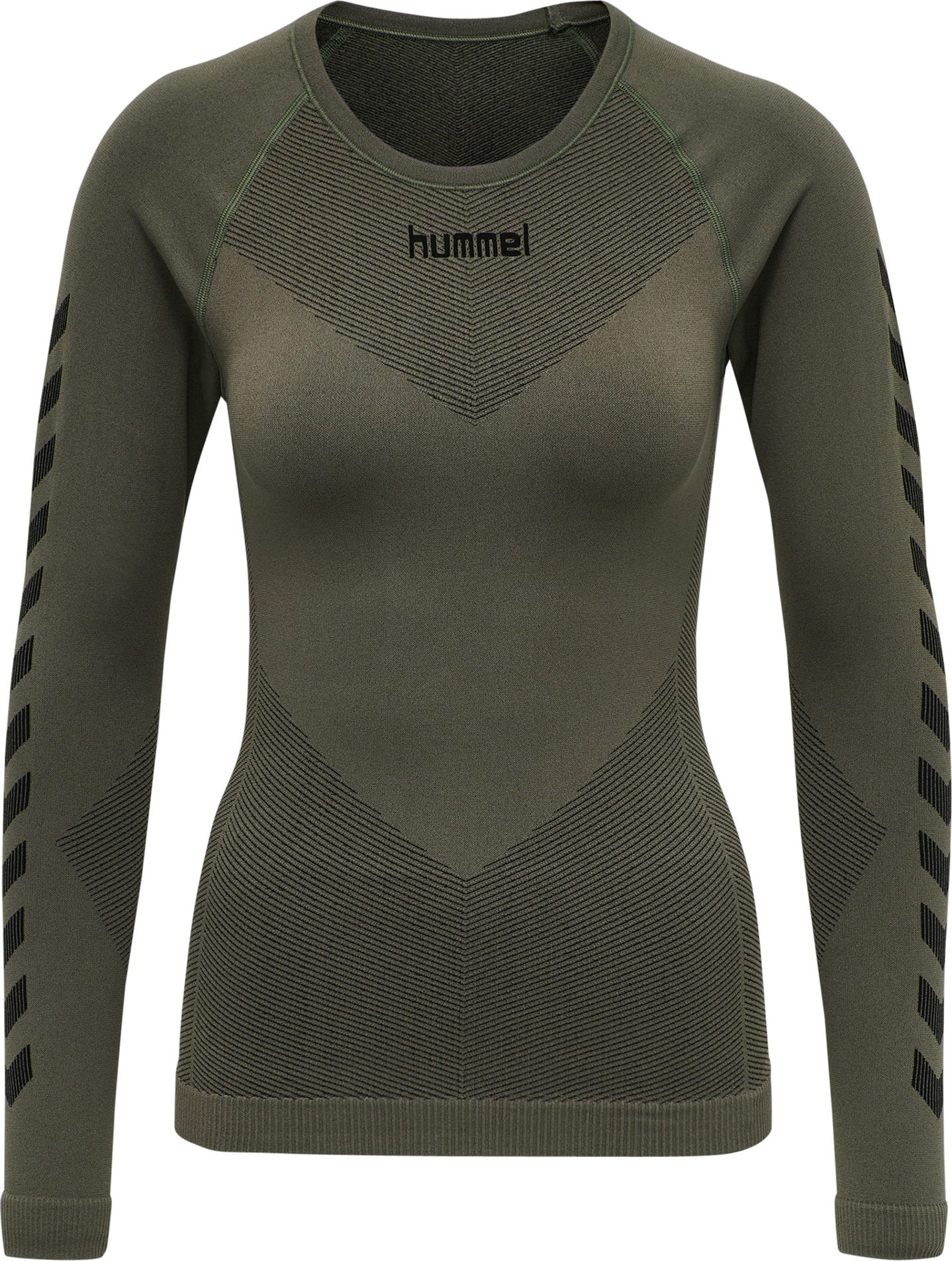 Hummel Funkční tričko šedobéžová / černá