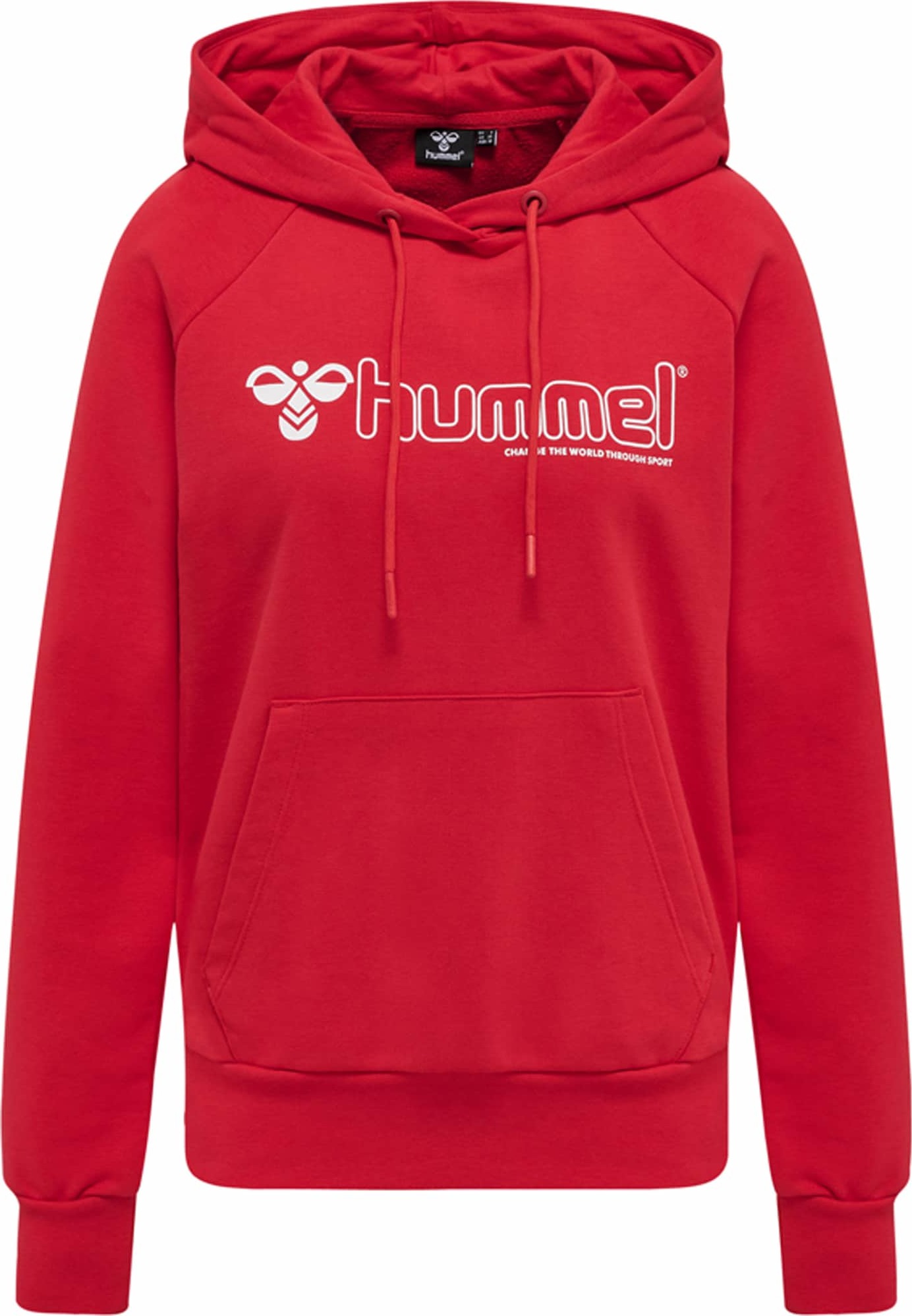 Hummel Mikina červená / bílá