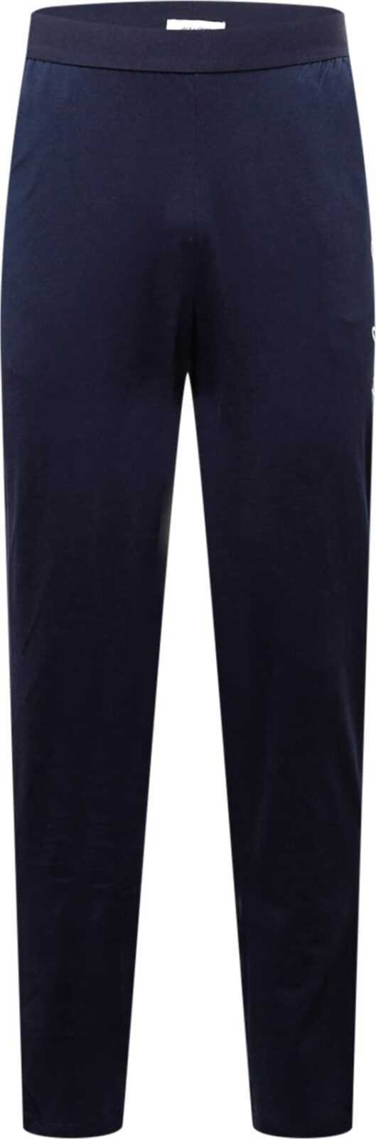 JACK & JONES Pyžamové kalhoty 'MILLER' námořnická modř / bílá