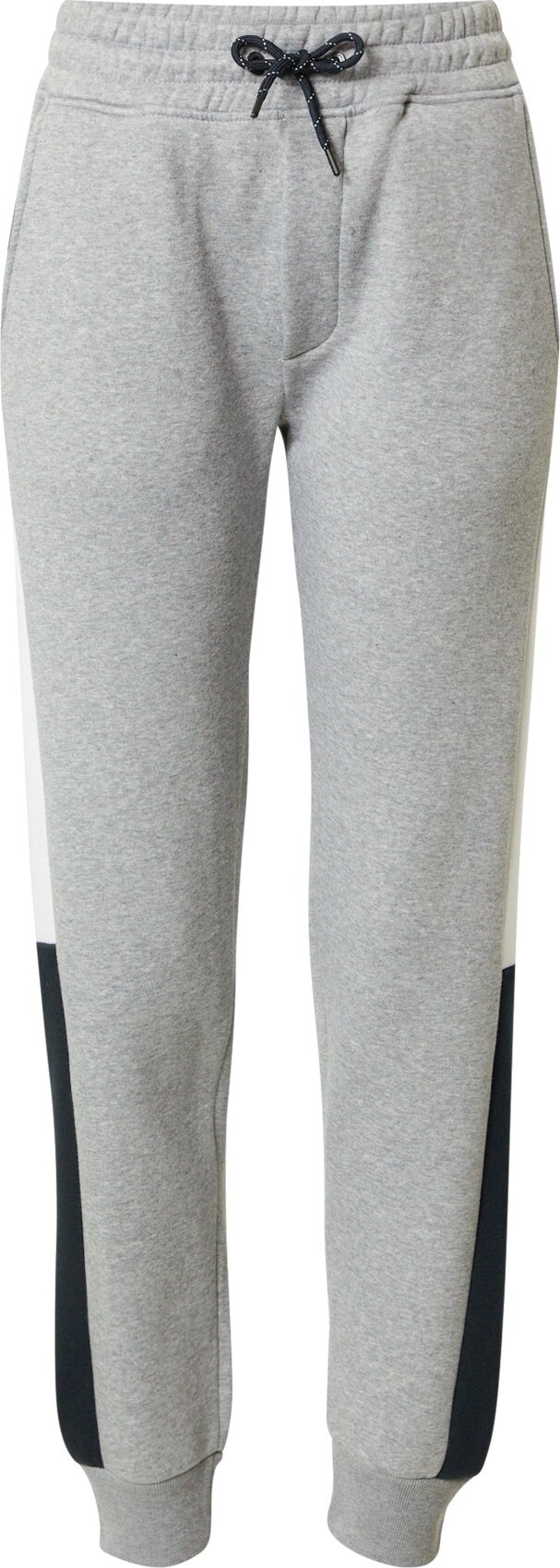 JACK & JONES Kalhoty 'Will' šedá / bílá / černá