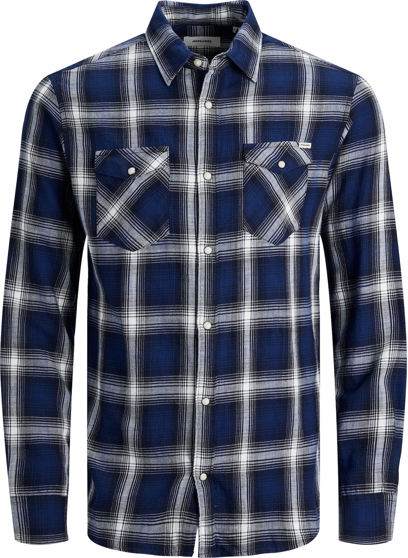 JACK & JONES Košile námořnická modř / bílá / modrá