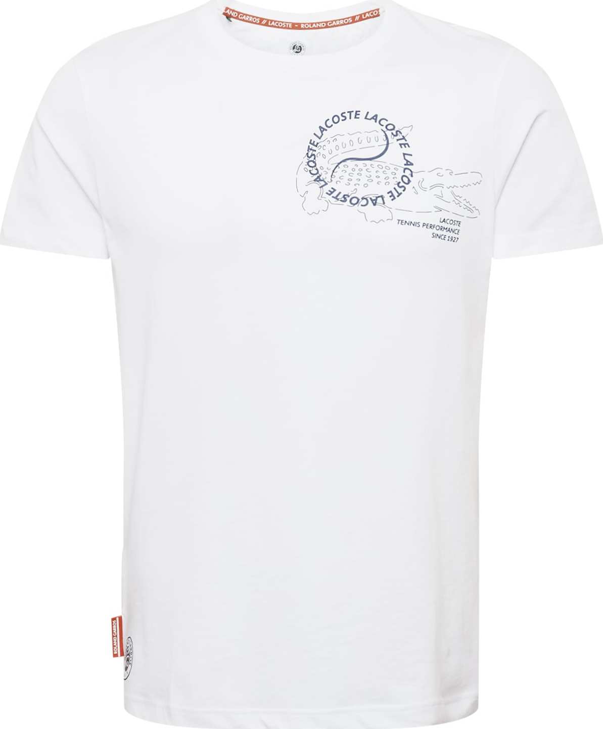 Lacoste Sport Funkční tričko bílá / marine modrá