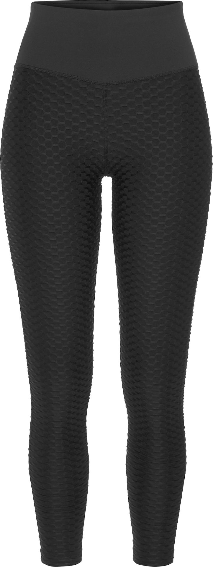 LASCANA ACTIVE Sportovní kalhoty černá / bílá