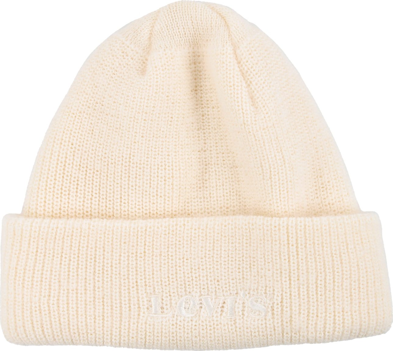 LEVI'S Čepice 'Women's Lofty Beanie OV' krémová