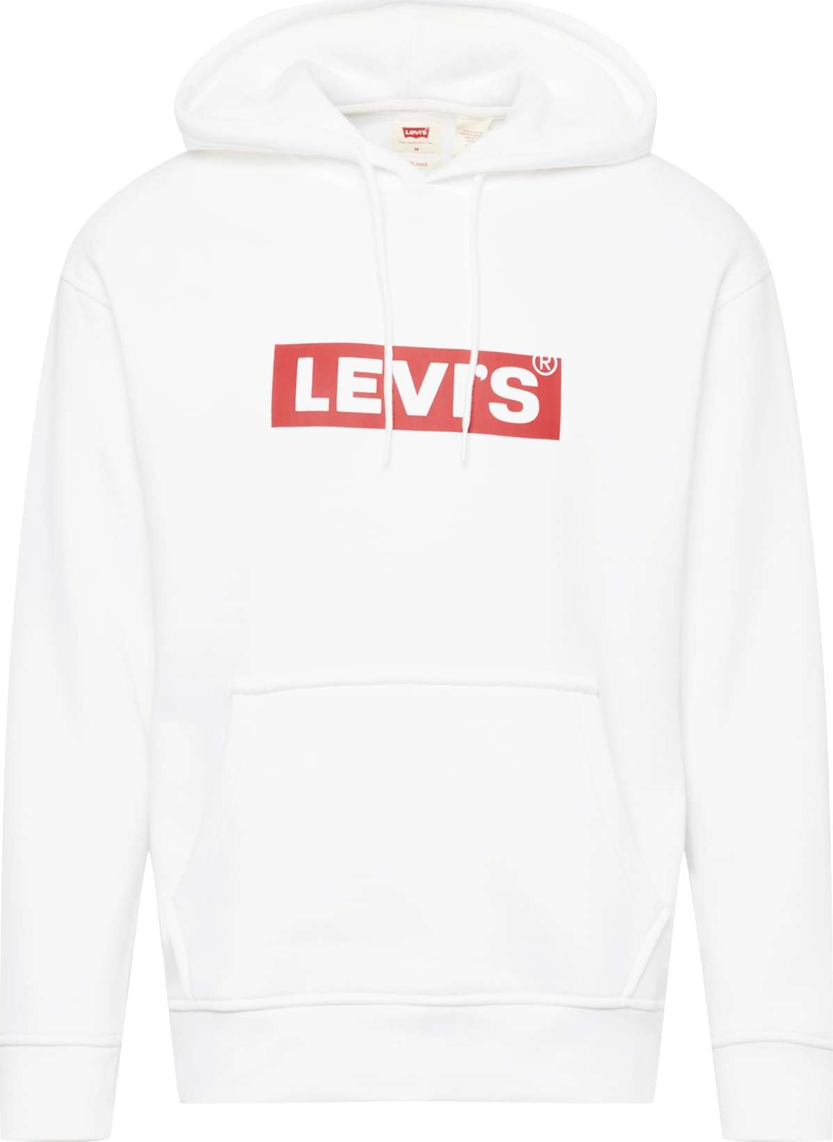 LEVI'S Mikina bílá / červená