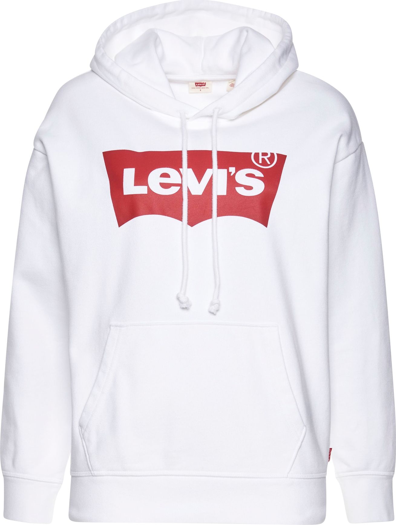 LEVI'S Mikina bílá / červená