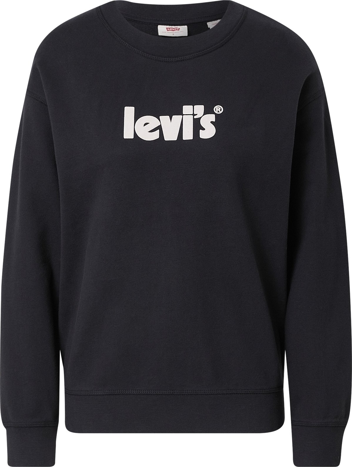 LEVI'S Mikina černá / bílá