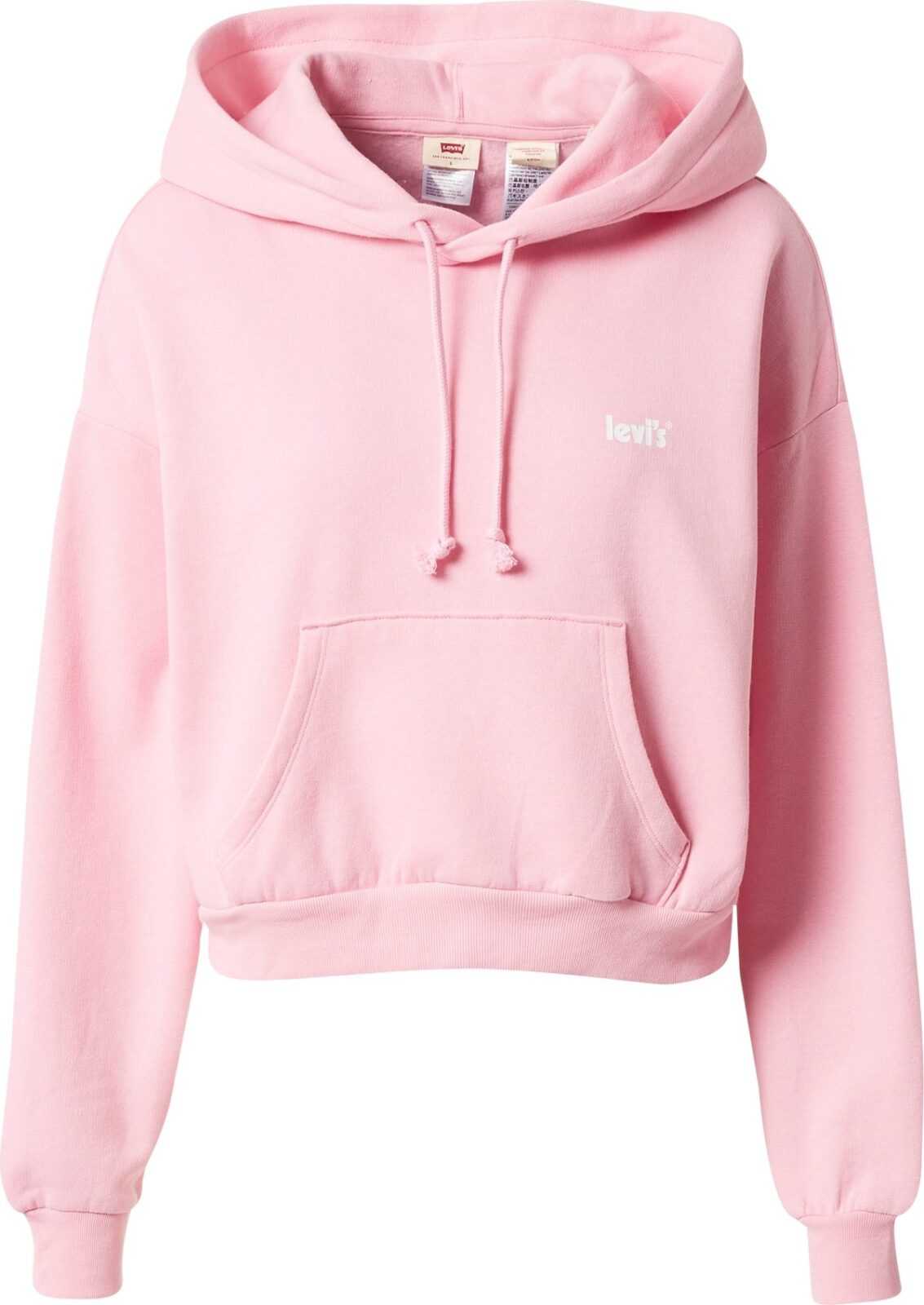 LEVI'S Mikina světle růžová