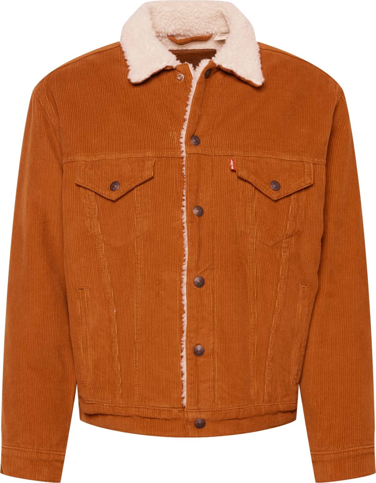 LEVI'S Přechodná bunda koňaková / přírodní bílá
