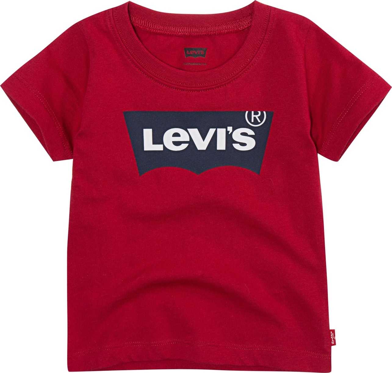 LEVI'S Tričko 'Batwing Tee' červená / bílá / námořnická modř