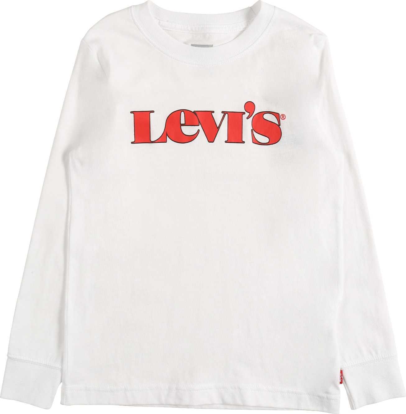 LEVI'S Tričko bílá / červená
