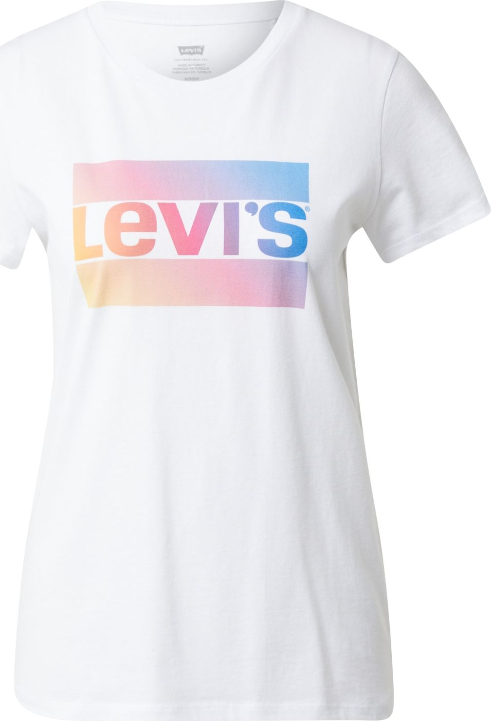 LEVI'S Tričko bílá / žlutá / pink / modrá