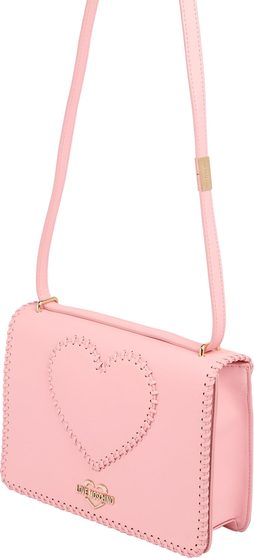Love Moschino Taška přes rameno růžová